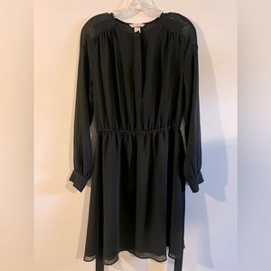 H&M Black Long Sleeve Dress